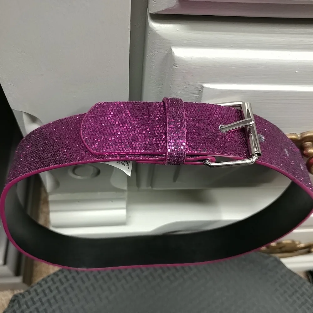 Children's Place Little Girls Belt 4-7 Pink Sparkle